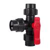 PVC PE Tube Tap Water Splitter Home ID 20/25/32/40/50mm Plastic Quick Access Valve Kitchen Bathroom Balcony Water Pipe Fittings