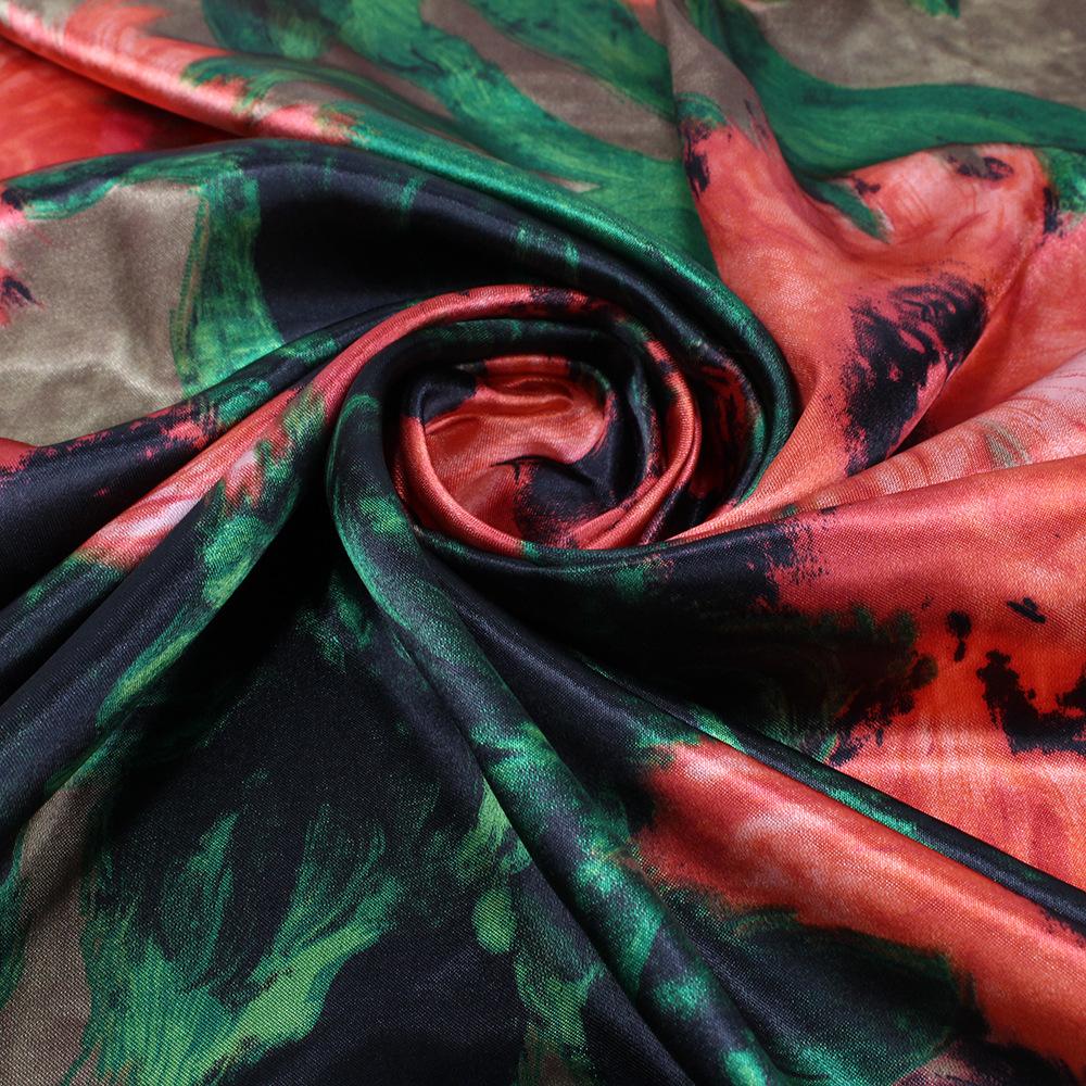 High-quality Luxurious Silk Scarves Headband Scarfs Neck Scarf For Women Chain Silk Scarf Women's Decorative Shawl