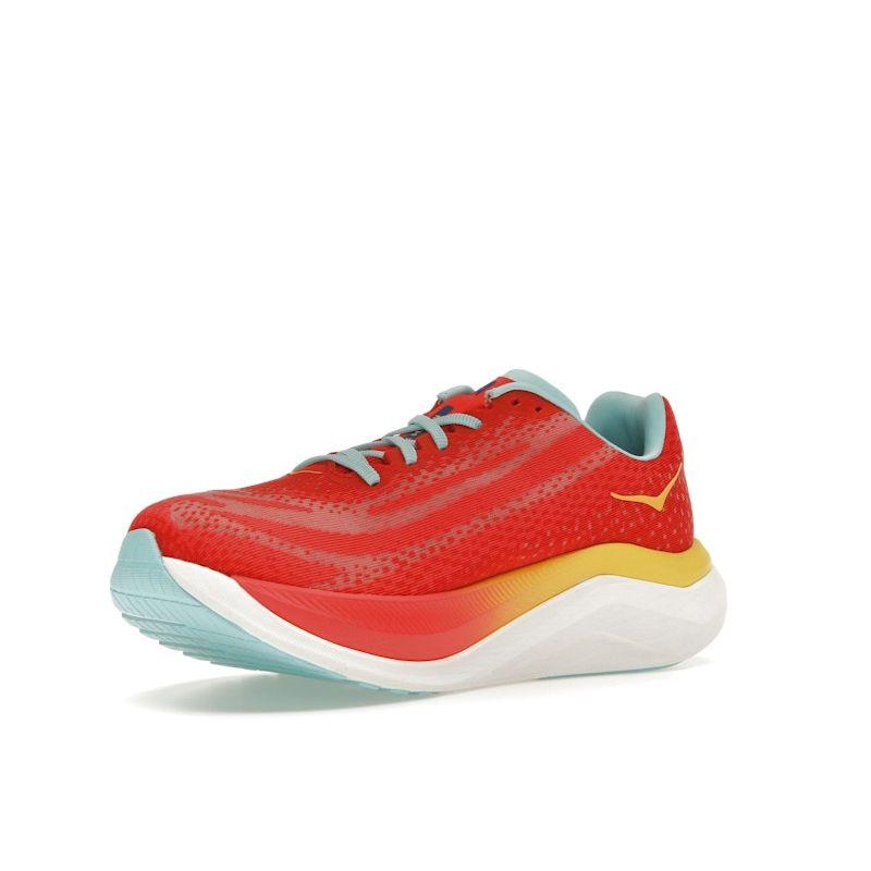 Hoka One One Mach X Women's Low-top Running Shoes Light Cushioned Bright Red 1141451-CRSCL