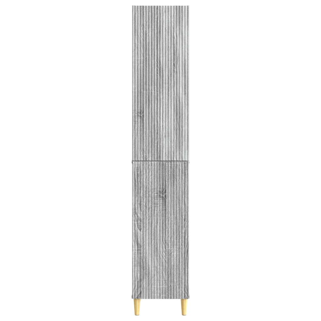 Cabinet Set 2 pcs 33 x 34.5 x 90 cm Engineered Wood