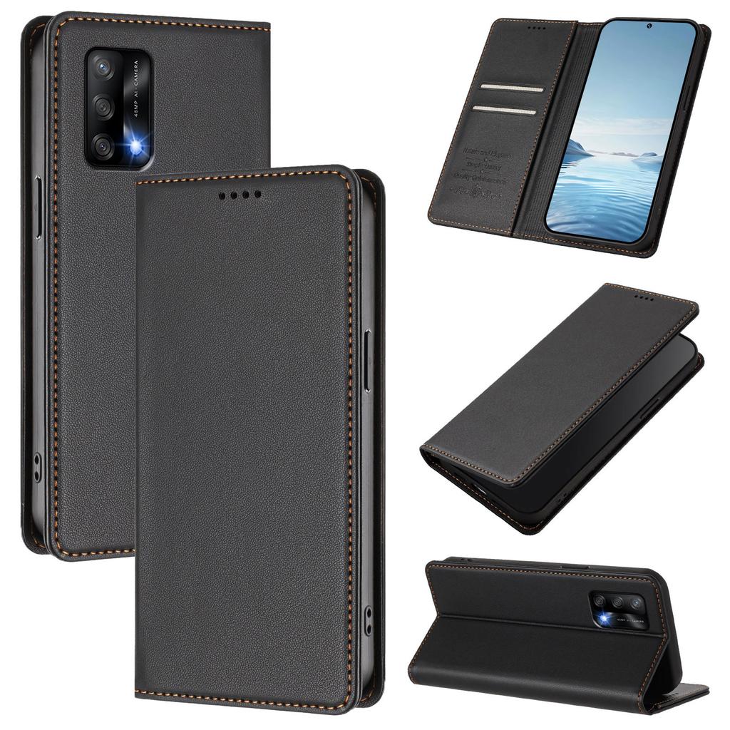 Luxury Magnetic Flip Leather Phone Case for OPPO A74 A72 A60 A58 A57 A57e A57s A56 A55s A55 Shockproof Wallet Cover Funda