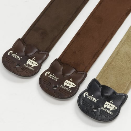 RightOn! STRAPS Guitar/Bass Strap, 6cm Wide, 96.5-146.5cm Long, YOJINEKO MILK WHITE