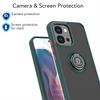 Бронированный противоударный матовый чехол для OPPO A6 Pro 5G 4G Чехол-кольцо Магнитная подставка Задняя крышка Coque Fundas