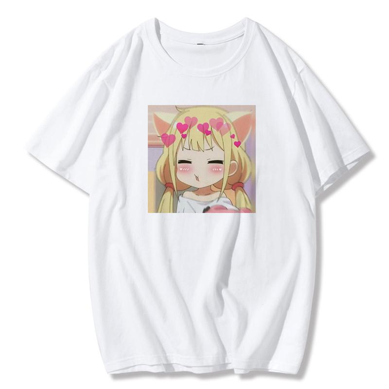 Women&Amp;#39;S T Shirts Summer O Neck Short Sleeve Tee Ulzzang Harajuku Vintage Oversized T Shirt Cartoon Female T-Shirt Tops Clothes