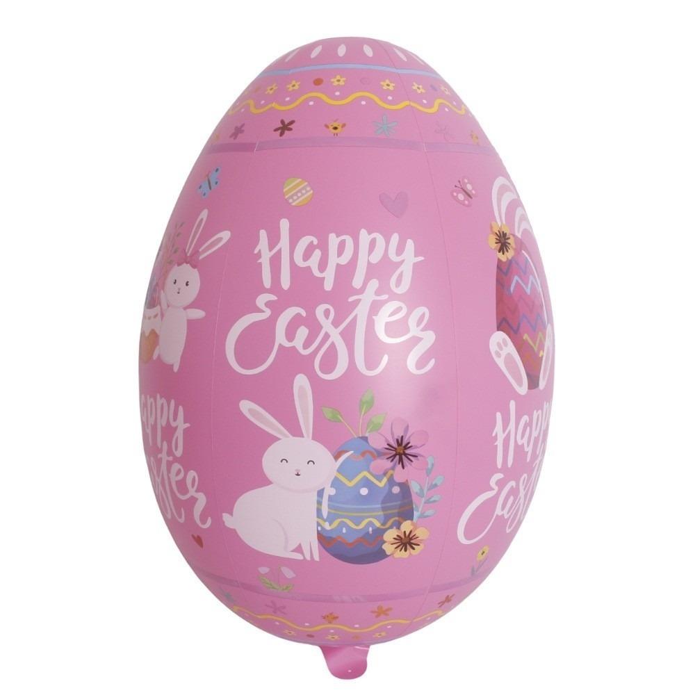 Reusable 41 Inch Easter Egg Balloon Easter Bunny Easter Decor Cute Giant Easter Egg Garden Pendant