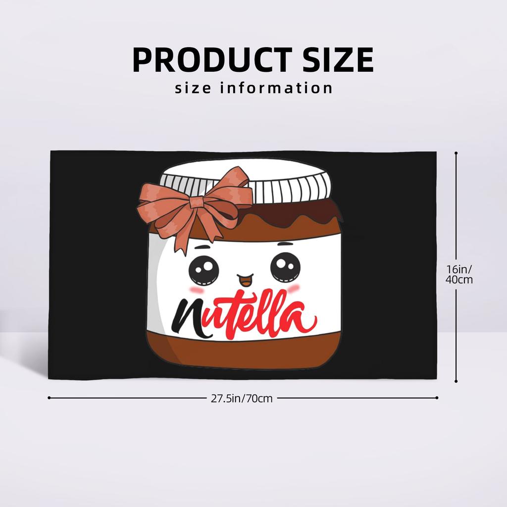 Nutella Мягкое полотенце для лица Быстросохнущее для бассейна и ванны Хлопковые полотенца Дышащие