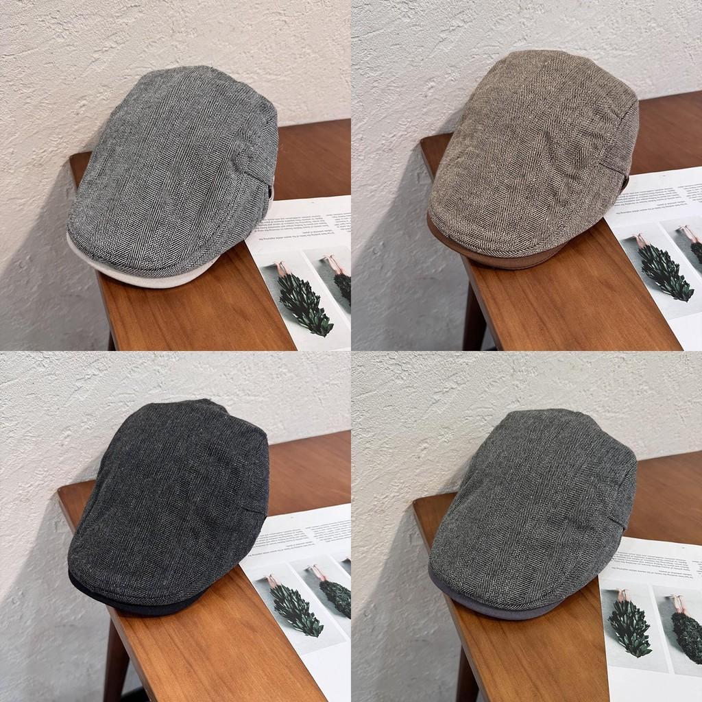 Beret Stripes Fashion Hat With Windproof Breathable Design For Gifts Winter