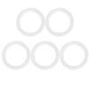 5 шт. силиконовых колец O-Rings для детской пустышки, держателя для соски-пустышки с цепочкой для MAM