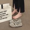 Mary Jane Shoes Small Skirt Ballet Fisherman Shoes Breathable with Summer Single Shoes New Beanie Shoes Mesh Women