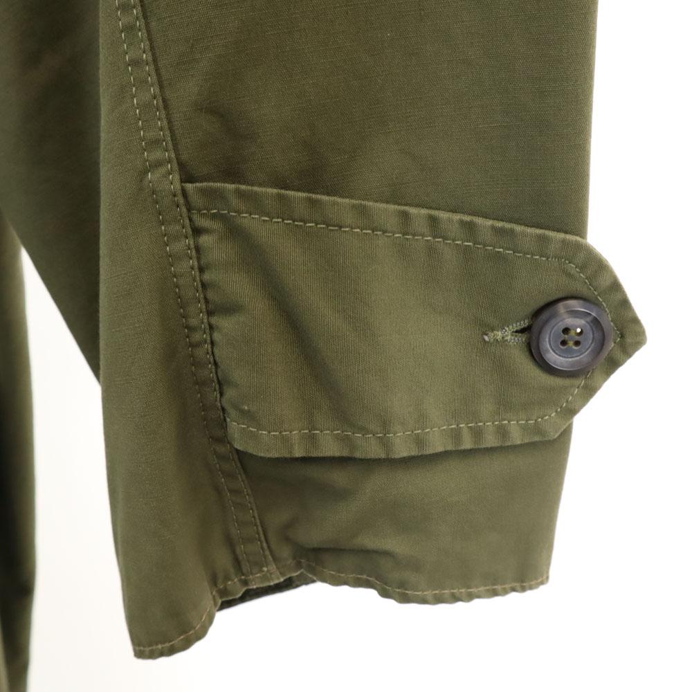 0000 Военное пальто с длинным рукавом Хаки Мужское Б/У