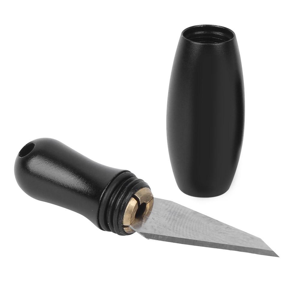 Мини Портативный Карманный Нож из Алюминиевого Сплава Инструмент для Резки Бумаги Форма для Боулинга Черный