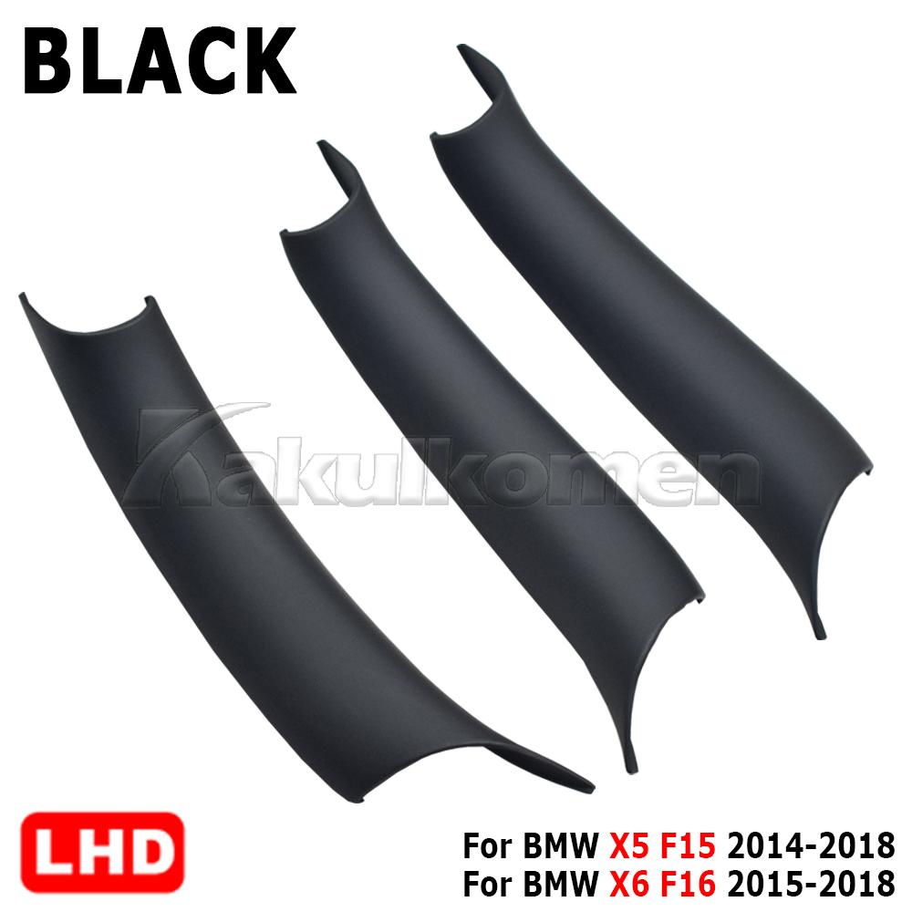 LHD RHD Car Interior Door Pull Handle Inner Armrest Panel Cover Replacement For BMW X5 F15 X6 F16 2014 2015 2016 2017 2018
