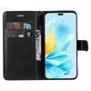 For Honor 200 Lite Case Solid Color Leather Mobile Cover Wallet Stand with Strap