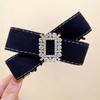 Plastic Women Vertical Clip Korean Style Ponytail Holder Fashion Bow Banana Clip  Daily