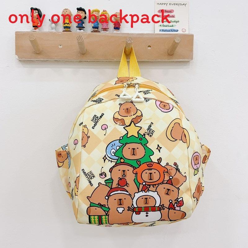 Animal Pattern Children Nylon Backpack With Cushioned Straps For Daycare