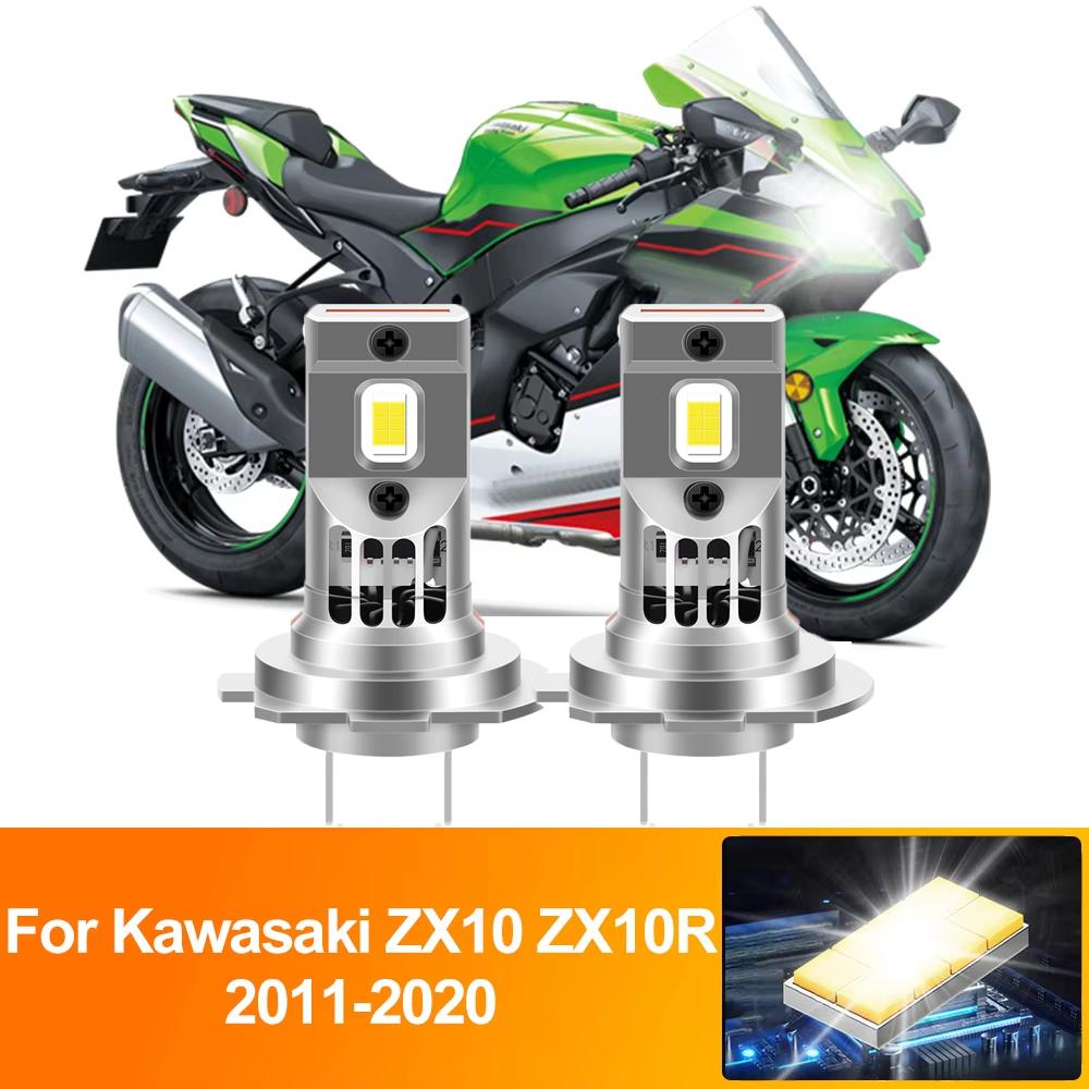 20000LM Motorcycle Headlight 12V Motorbike LED Headlamp 6000K For Kawasaki ZX10 ZX10R 2011-2014 2015 2016 2017 2018 2019 2020