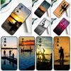 Чехол для рыбалки на окуня, закат, рыбак, для Honor 200 Pro 50 70 90 X9a X8a X8 X9 X8b X9c X9b Honor Magic 7 Lite 5 6 Pro