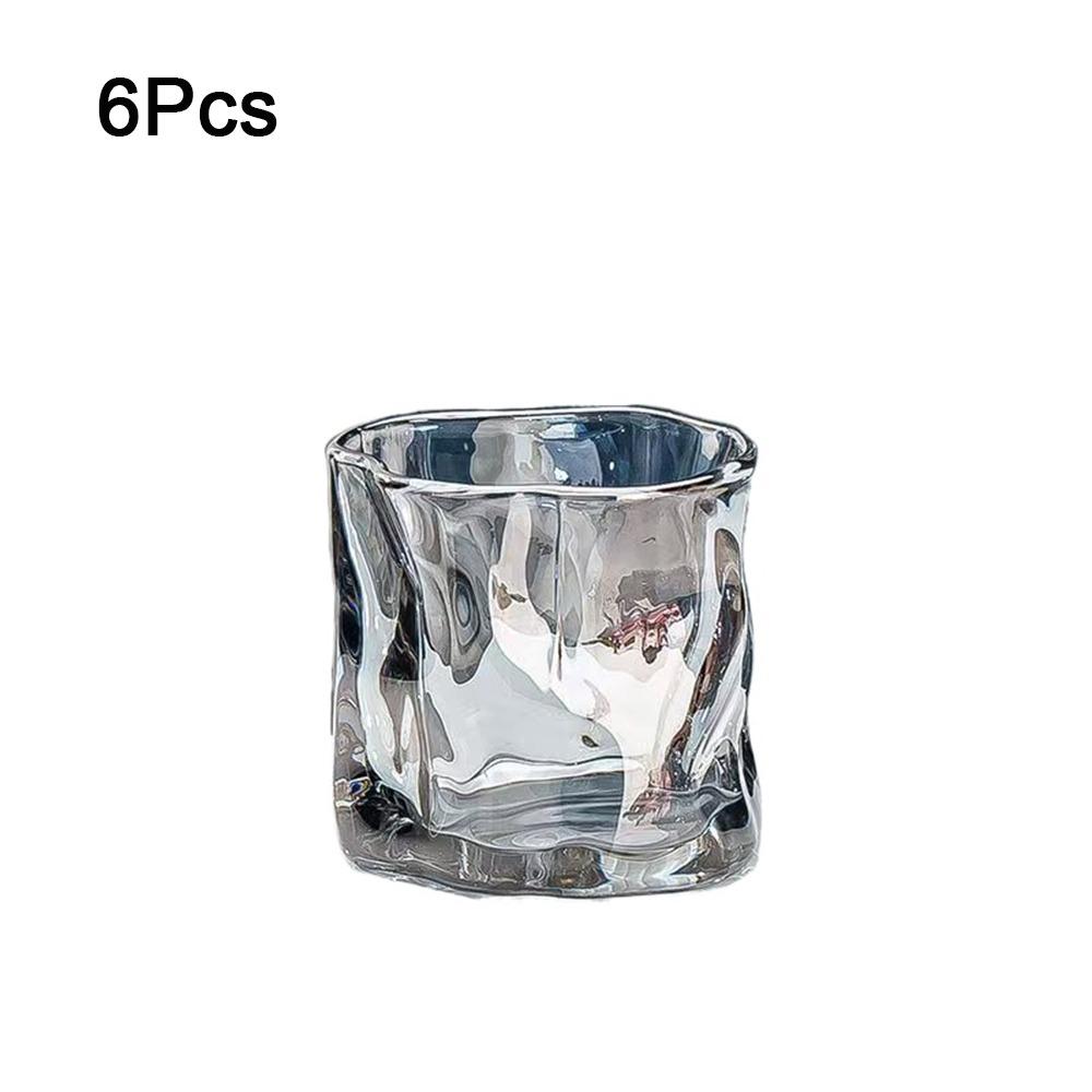 6 шт. 200 мл нестандартные стаканы красочные коктейльные стаканы для питья уникальный стакан для виски для дома