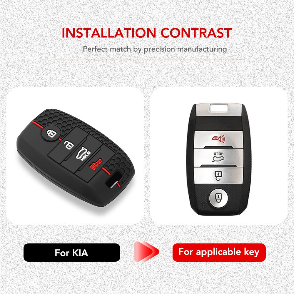 Чехол для автомобильного ключа KIA Rio Rio5 Sportage Ceed K3 KX3 K4 K5 Sedona Grand Carnival Snugly Sorento Keys Skin Holder Protect Shell Fob Bag Accessories