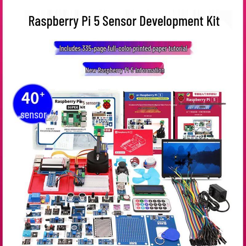 CreateBlock Raspberry Pi 5 Стартовый набор и набор для разработки с датчиками