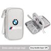 Universal Car Travel Portable Data Cable Storage Bag Accessories For BMW M3 M5 X3 E93 F10 F20 F30 F40 F15 F25 F26 F31 F49 F86 QS4