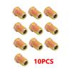 M12mm X1mm Metric Nuts Cylinder Fittings Silver Unions Master 3/16' Pipe Brake Cable Connector Condition