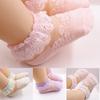 1 Pair Lace Socks Floral Print Breathable Skin Friendly Baby Girls Lace Socks for Summer