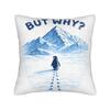 But Why Why Not Penguin Meme Pillowcases Funny Pillow Case For Living Room Chair Print Pillow Cover