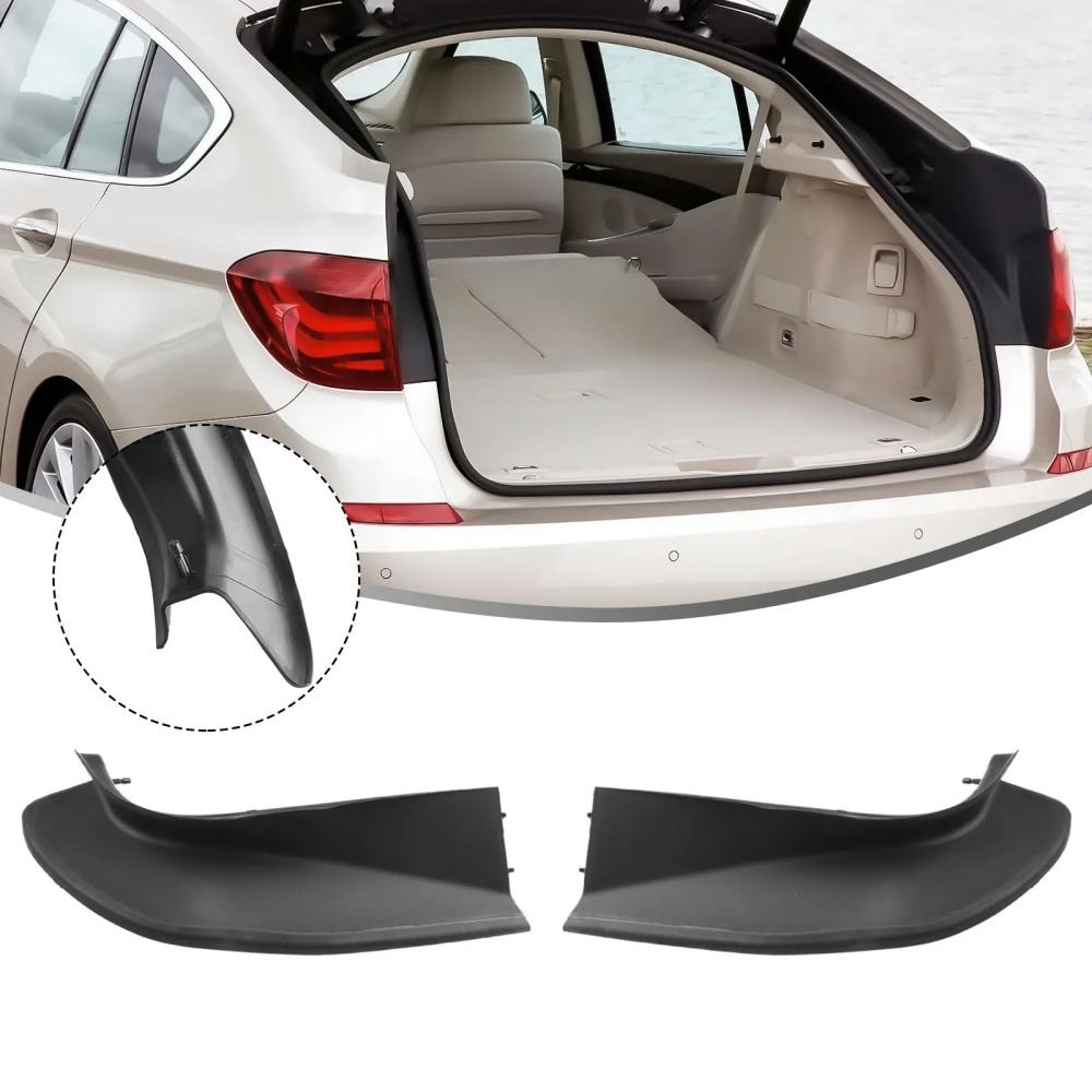 1 Pair Rear Trunk Rail Drip Trim For BMW 535d 550i 528i 51497453355 51497453356