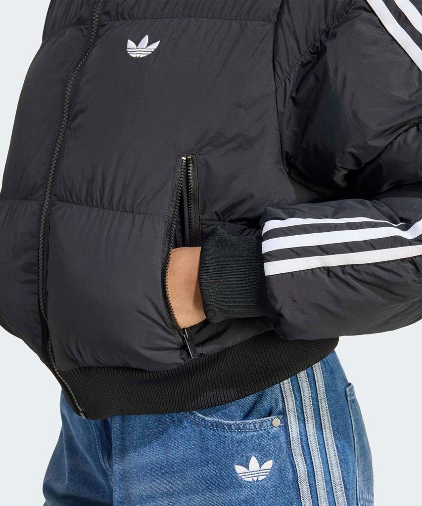 Adidas Crop Synthetic Down Puffer - Black / Jx2970