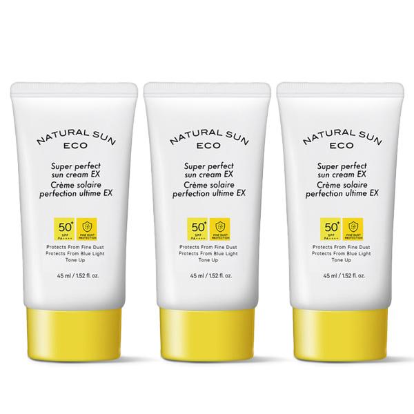 The Face Shop Natural Sun Eco Super Perfact Sun Cream 45ml (3 Options)
