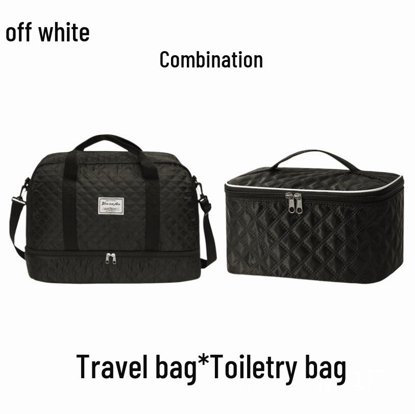 Дорожная сумка большой вместимости с разделением на влажное и сухое для деловых поездок, спорта и йоги