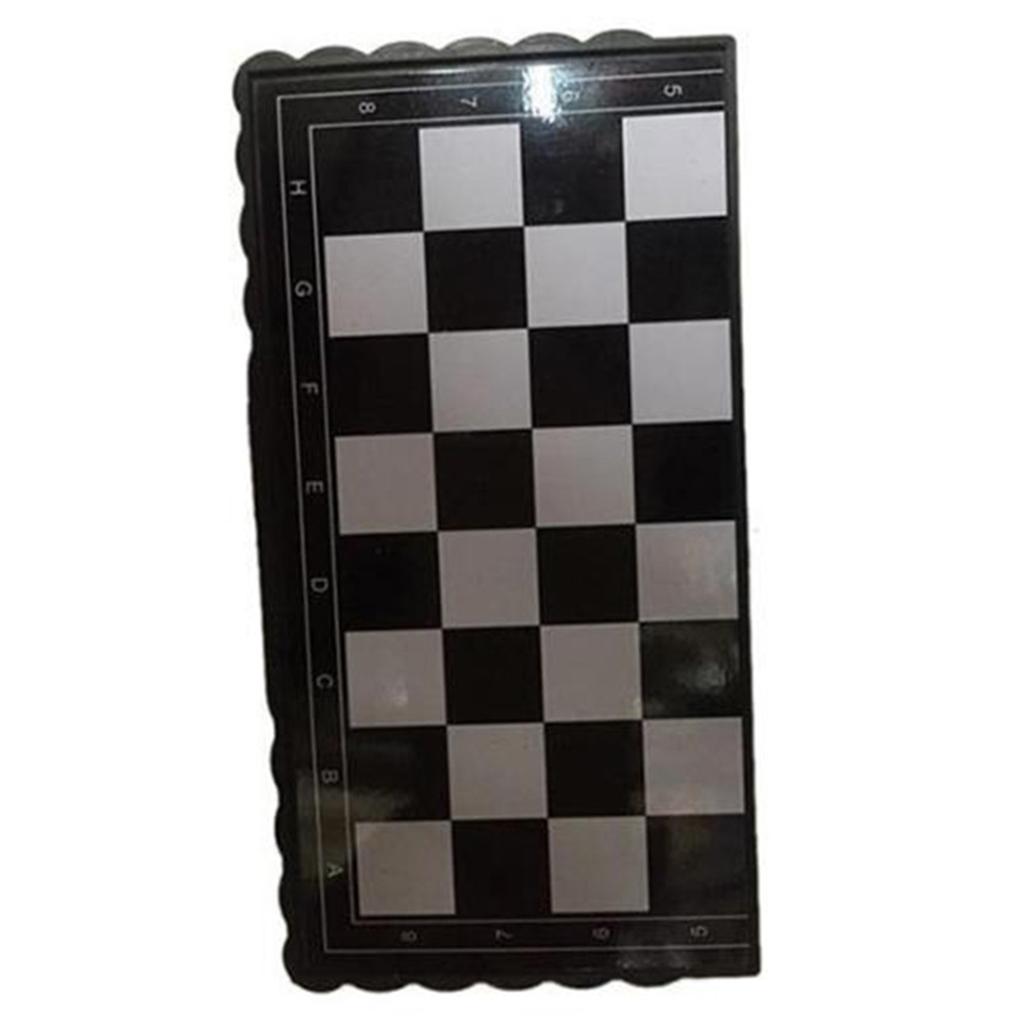 Складной шахматный набор, пластиковая шахматная доска, легкая настольная игра для дома и улицы, портативная игрушка для детей.