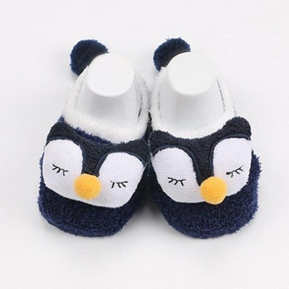 Autumn Winter Coral Fleece Cute Cartoon Baby Socks Soft Animal Pattern Boys Girls Floor Baby Socks Infant Kids Home Socks