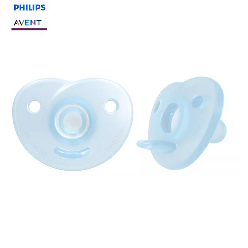 Philips Avent Soothie Pacifier Интегрированная полностью силиконовая успокаивающая соска для новорожденного ребенка 0–6 месяцев