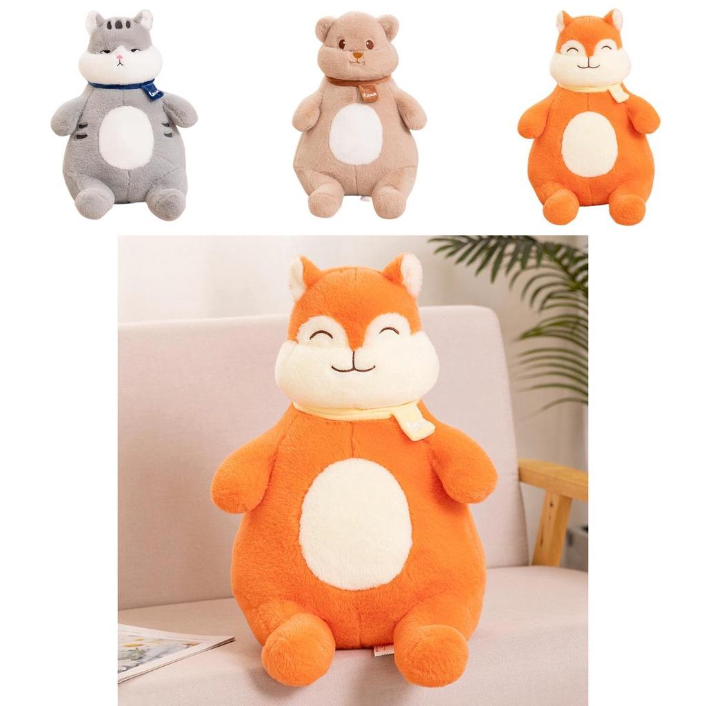Soft And Cuddly Stuffed Animal Customizable Vivian Bear Leo Fox O Bubble Rabbit And Winky Cat 60cm Height