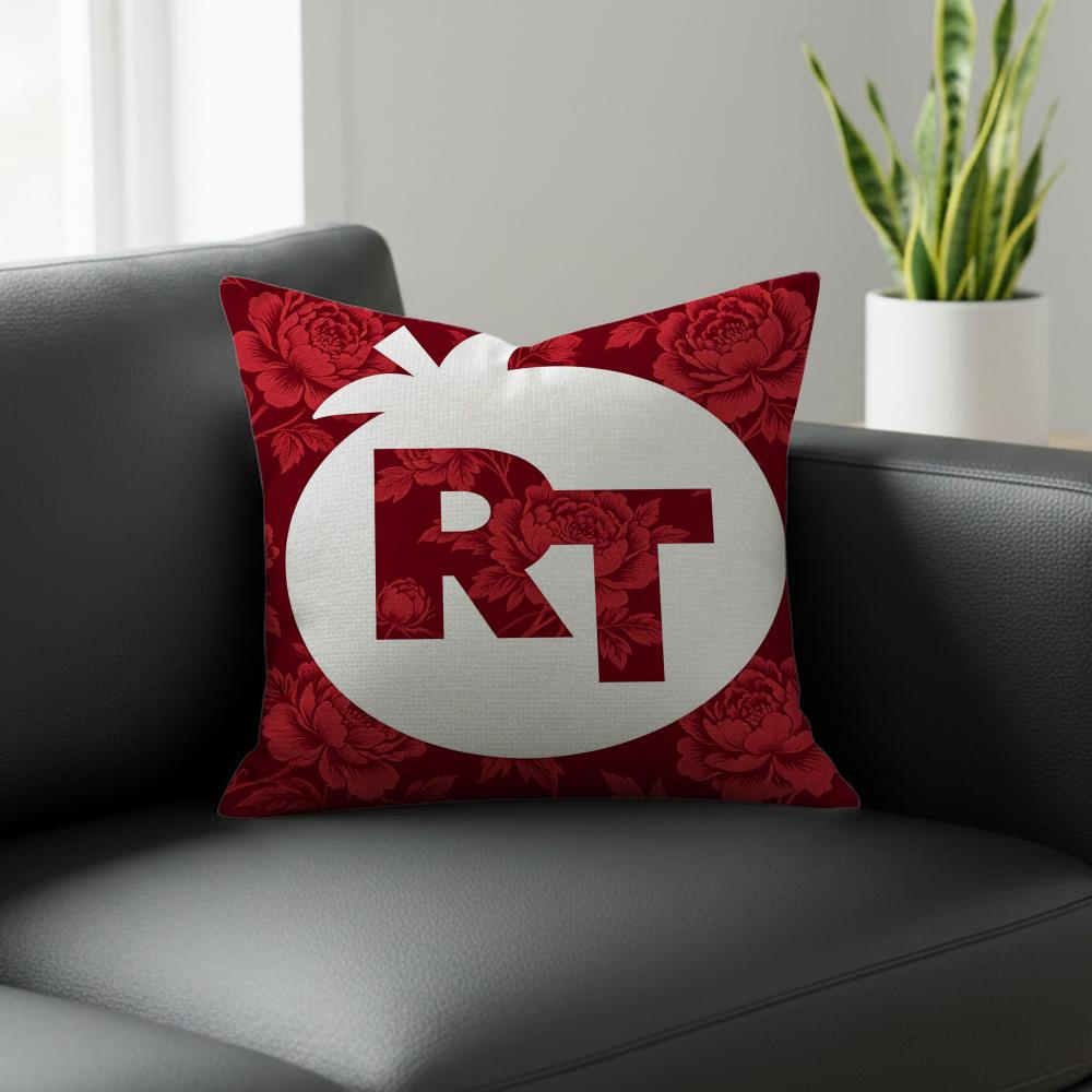 R-Rotten Tomatoes Cushion Cover Natural Linen Pillowcase Set, All-In-One Decor For Sofa, Bedroom & Chair