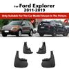 4PCS Splash Guards Mudguards Compatible with Ford Explorer 2011 2012 2013 2014 2015 2016 2017 2018 2019