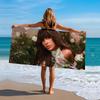 Towel Beach E-EllaS-ES Bath Quick-Drying L-LangleyS-ES Lightweight Portable Sauna Dandelion Camping Swim Pool Travel