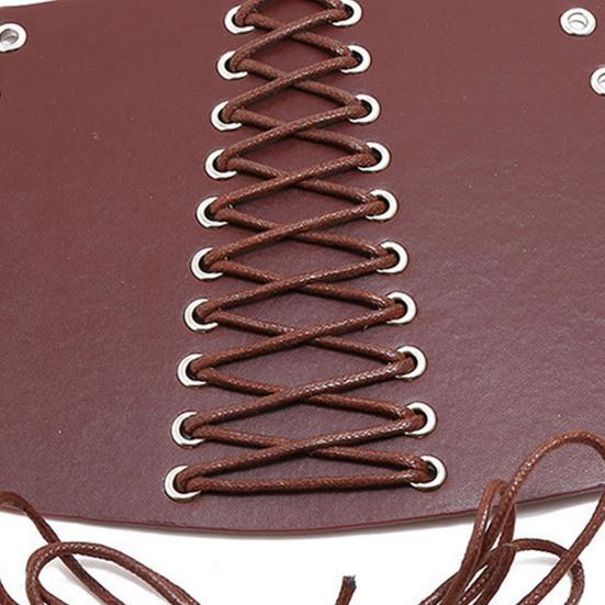 Vintage Wrist Guard Stylish Faux Leather Medieval Punk Arm Protector Lace Up Arm Belt for Parties Festivals Costume