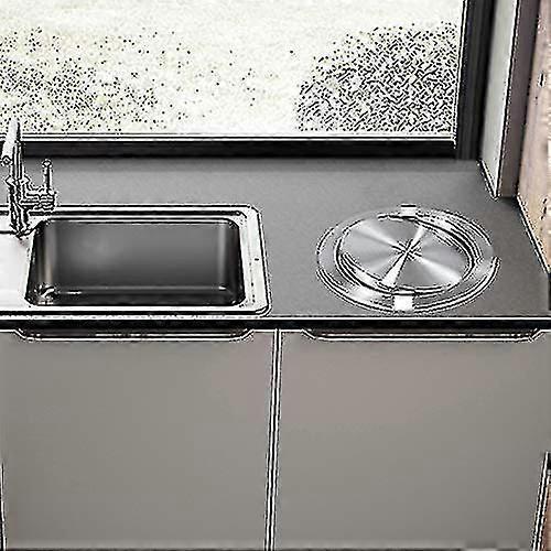 Built-In Type Built-In Stainless Steel Trash Can Flap Lid Swing Balance Flap Lid Trash Can Lid Kitch