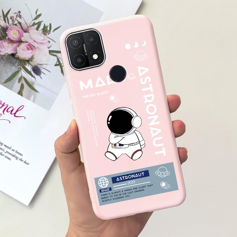 Для Oppo A15 A15s Чехол Мягкий Силиконовый Чехол для Телефона Для OppoA15s A 15 s OppoA15 Милый Мраморный Луна Животные Задняя Крышка Coque Capa Etui
