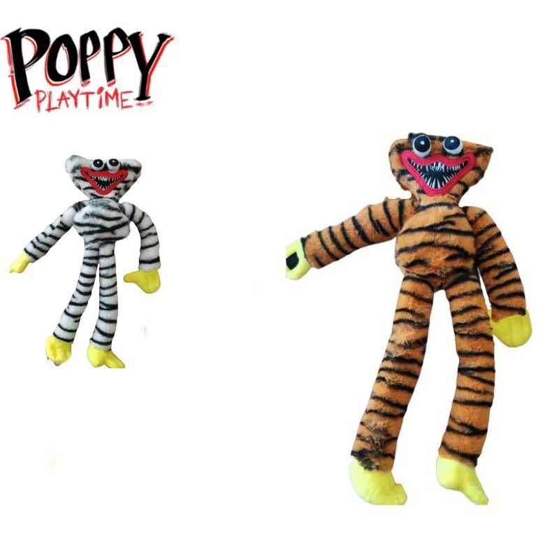 Плюшевая кукла Хагги Вагги Poppy Playtime с тигровым принтом, периферия хоррор-игры для детей