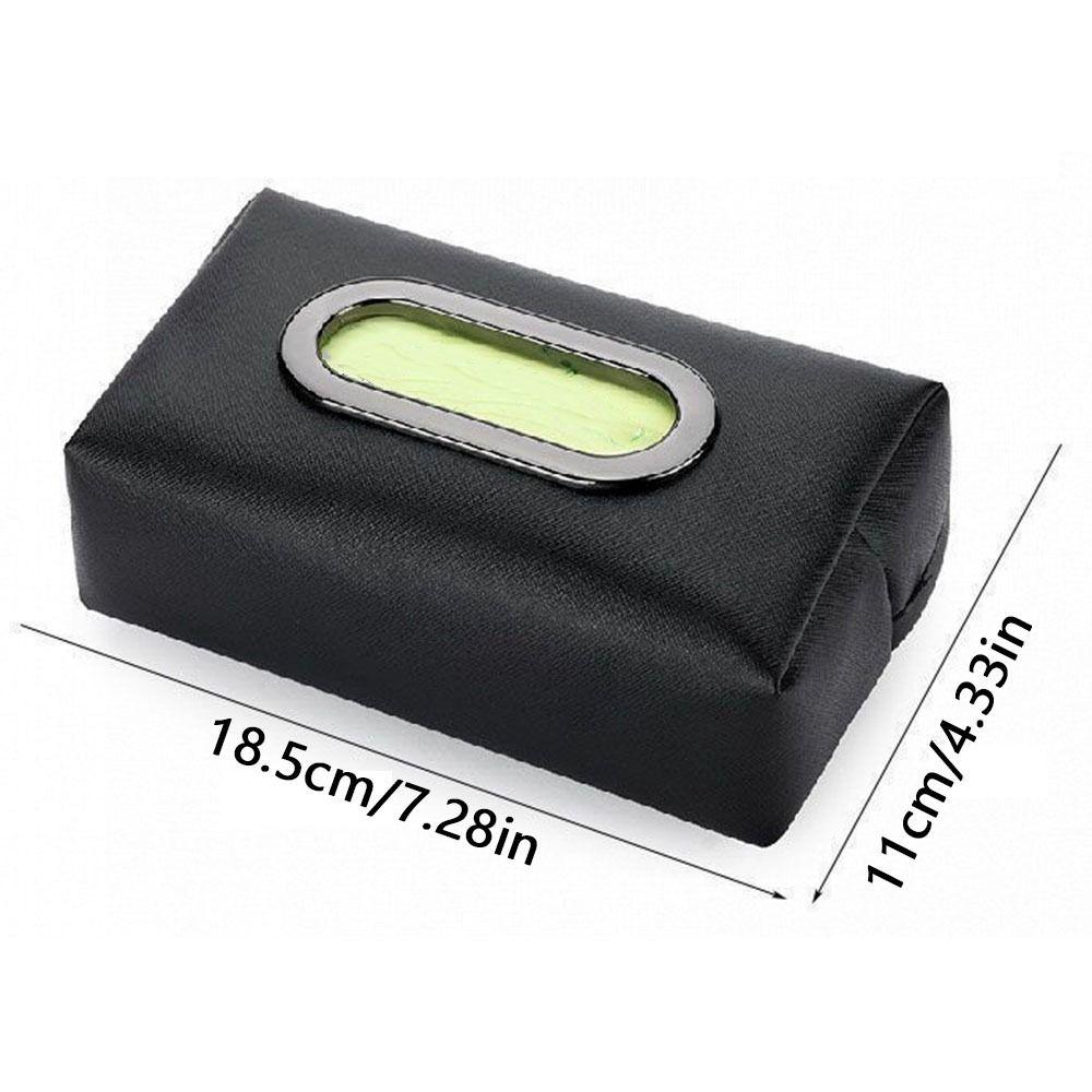 Коробка для салфеток из искусственной кожи на спинку сиденья автомобиля, держатель для бумажных полотенец, аксессуары для салона автомобиля