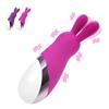 10 скоростных клиторальных вагинальных стимуляционных секс-игрушек для женщин, трехголовый вибратор для женской мастурбации, силиконовый милый кролик