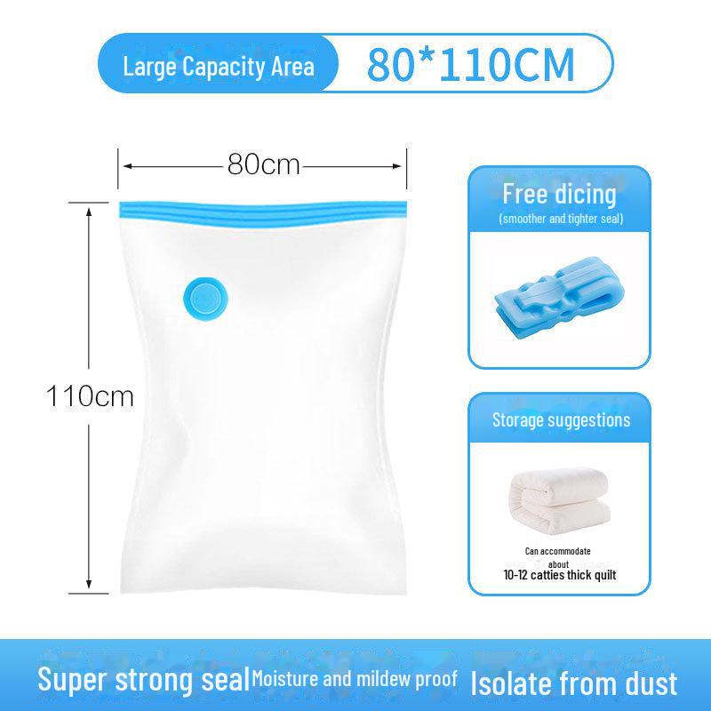 Прозрачный вакуумный мешок для хранения одежды и одеял