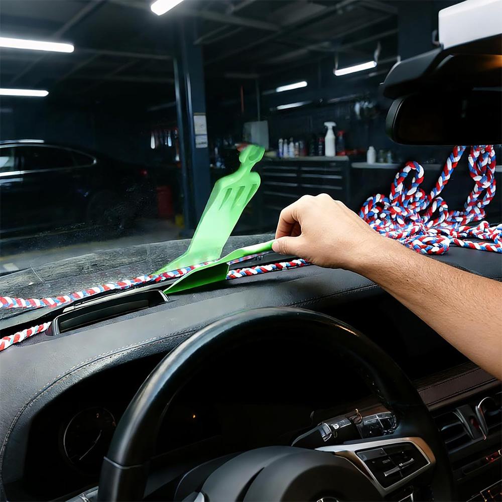 Car Vinyl Wrap Application Tool 300cm Soak Rope for Window Tint Windshield Gap Water Absorbing Rope Vinyl Film Install Tool