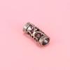 10pcs Zinc Zinc Alloy Spacer Hairbraid Silver Micro Rings Tube Dreadlock Beads Hair Braid Beads Cuff Clip