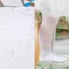Детские колготки из хлопка с милым цветком, детские колготки для девочек, одежда, сетчатые колготки для новорожденных, летние весенние чулки принцессы для малышей