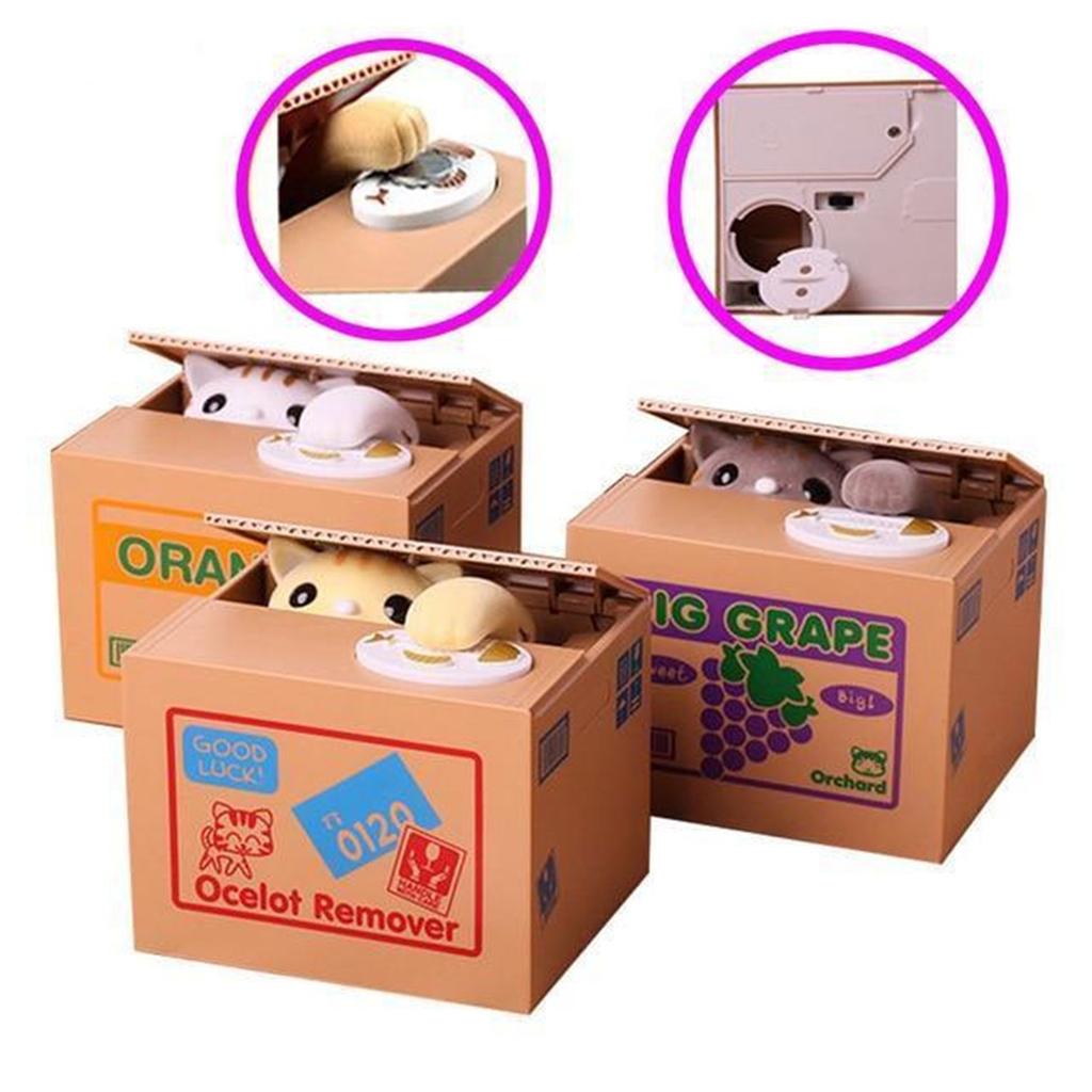 Automated Dog Steal Coin Bank Bank Money Saving Box Gift Cute